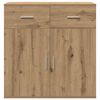 vidaXL Buffet chêne artisanal 79 x 38 x 80 cm Bois d'ingénierie
