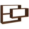 vidaXL &Eacute;tag&egrave;re murale Ch&ecirc;ne marron 104x20x58,5 cm Bois d'ing&eacute;nierie