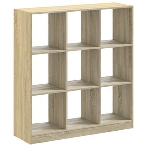 vidaXL Biblioth&egrave;que ch&ecirc;ne sonoma 102x32x108 cm bois d'ing&eacute;nierie