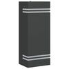 vidaXL Applique murale d'ext&eacute;rieur noir acier inoxydable