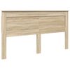 vidaXL Cadre de lit Ch&ecirc;ne Sonoma 200 x 200 cm Bois Ing&eacute;nierie