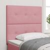 vidaXL T&ecirc;te de lit avec t&ecirc;te de lit Rose 100 cm Cuir synth&eacute;tique