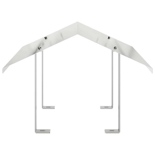 vidaXL Hotte de chemin&eacute;e Argent&eacute; 50 x 50 x 37 cm Acier inoxydable