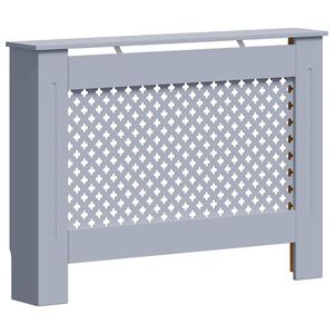 vidaXL Cache-radiateur anthracite 112x19x81,5 cm MDF