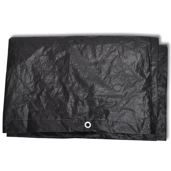 vidaXL Housses de salon de jardin 2 pcs Rotin 10 &oelig;illets 300 x 140 cm