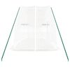 vidaXL Serre avec cadre en acier blanc 12 m&sup2; 6x2x2,85 m