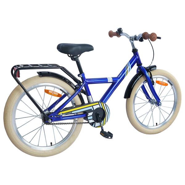vidaXL V&eacute;lo pour Enfants 24 Pouces pour les 8-12 ans Bleu fonc&eacute;
