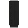 vidaXL Buffet Ch&ecirc;ne noir 97 x 29 x 75 cm Bois d'ing&eacute;nierie