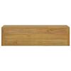 vidaXL Armoire murale de salle de bain 110x45x30 cm Teck solide