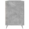 vidaXL Bureau gris b&eacute;ton 140x50x75 cm bois d'ing&eacute;nierie