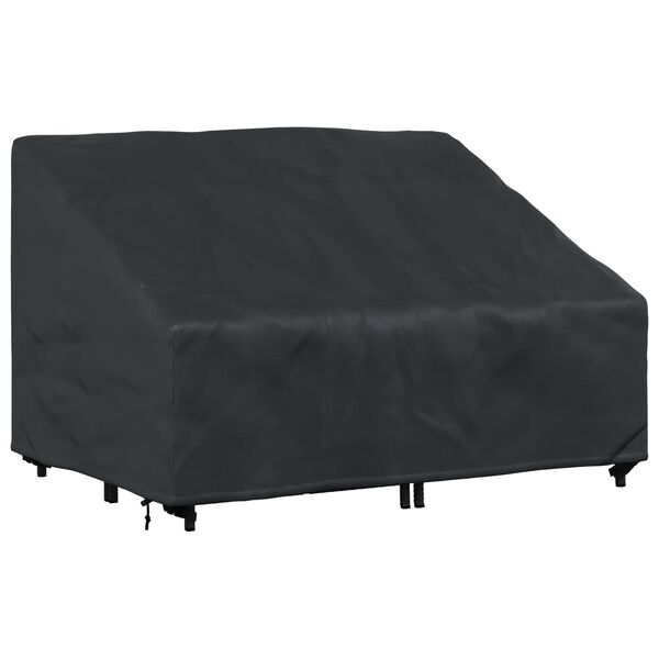 vidaXL Housse de banc de jardin 130 x 95 x 40 / 80 cm Tissu Oxford 420D