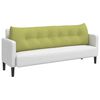vidaXL Coussin de Dos Vert clair 180 x 24 x 50 cm tissu