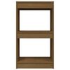 vidaXL Biblioth&egrave;que Marron miel 40x30x71,5 cm Bois de pin massif