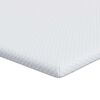 vidaXL Surmatelas Blanc 70 x 200 x 3.5 cm Tissu Jacquard