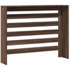 vidaXL Cache-radiateur ch&ecirc;ne marron 104x20x82 cm bois d'ing&eacute;nierie