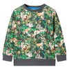 vidaXL Sweatshirt pour enfants vieux p&eacute;trole 128