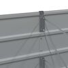 vidaXL Jardini&egrave;re Gris clair 160 x 40 x 45 cm Acier