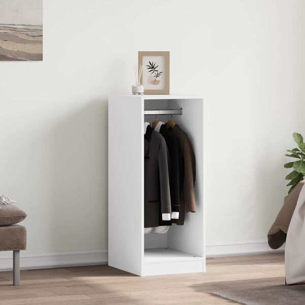 vidaXL Garde-robe blanc 48x41x102 cm bois d'ing&eacute;nierie