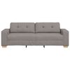 vidaXL Canap&eacute; Taupe 221 x 78 x 80 cm tissu
