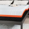 vidaXL Matelas Blanc et Gris 140 x 190 cm Tissu jacquard