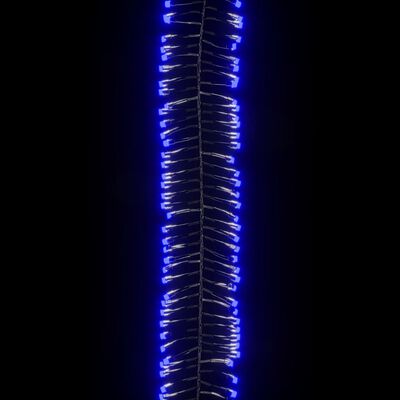 vidaXL Guirlande lumineuse à LED groupées 1000 LED Bleu 11 m PVC