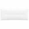 vidaXL Coussin de Dos Blanc 120 x 19 x 50 cm tissu