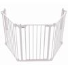 Noma Barri&egrave;re de s&eacute;curit&eacute; &agrave; 3 panneaux Modular M&eacute;tal Blanc 94054
