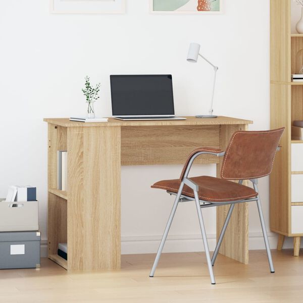 vidaXL Bureau ch&ecirc;ne sonoma 100x55x75 cm bois d'ing&eacute;nierie