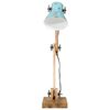 vidaXL Lampe de bureau 25 W bleu d&eacute;lav&eacute; 23x18x96 cm E27