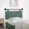 vidaXL T&ecirc;te de lit suspendue Vert Mer 110 x 55 x 5 cm Velours