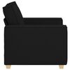 vidaXL Canap&eacute; Fauteuil Noir 100x78x84 cm Tissu
