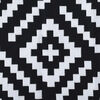 vidaXL Tapis d'ext&eacute;rieur ARAKIL Blanc et noir 120x180 cm PP