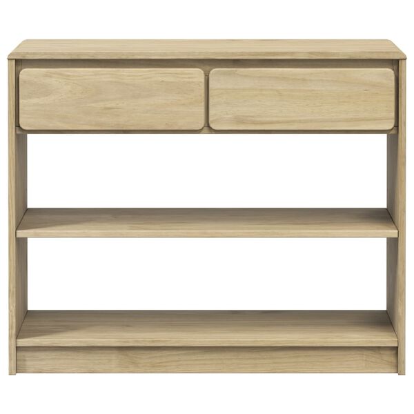 vidaXL Table console SAUDA chêne 89,5x36,5x73 cm bois de pin massif