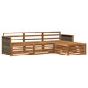 vidaXL Ensemble de canap&eacute;s d'ext&eacute;rieur 4 pc Naturel