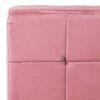 vidaXL Chaise de relaxation 65x79x87 cm Rose Velours