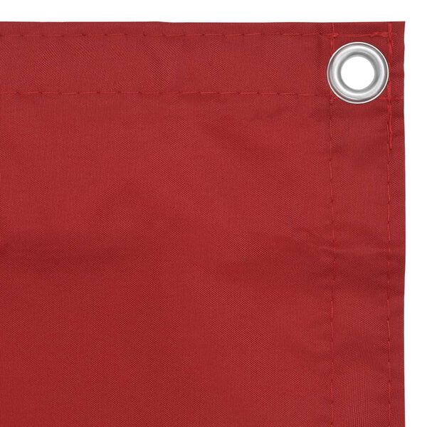 vidaXL &Eacute;cran de balcon Rouge 120x600 cm Tissu Oxford