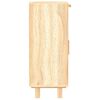 vidaXL Buffet Marron 60x30x75 cm Bois de pin massif et rotin naturel