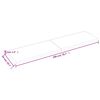 vidaXL Dessus de table marron clair bois ch&ecirc;ne massif trait&eacute;