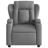 vidaXL Fauteuil de massage inclinable Gris fonc&eacute; Tissu