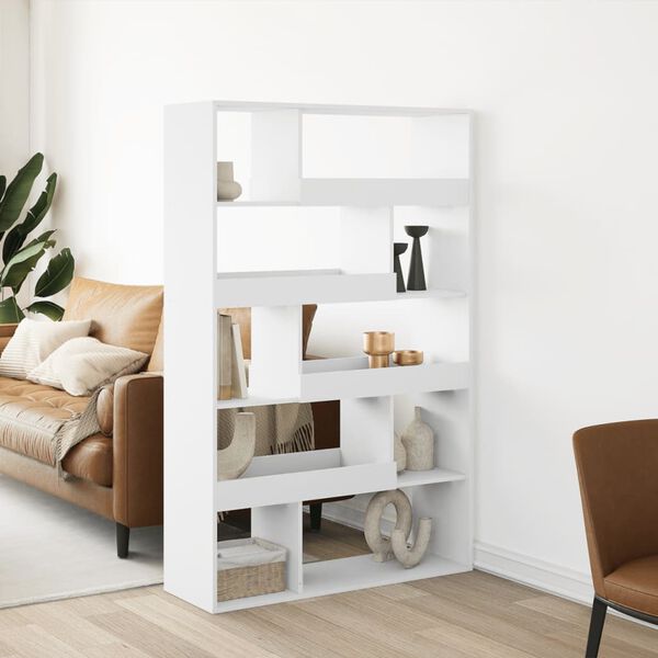 vidaXL Biblioth&egrave;que blanc 100x33x156,5 cm bois d'ing&eacute;nierie