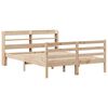 vidaXL Cadre de lit avec t&ecirc;te de lit sans matelas 160x200 cm