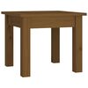 vidaXL Table basse Marron miel 35x35x30 cm Bois massif de pin