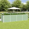 vidaXL Jardini&egrave;re Vert 240 x 80 x 75 cm Acier