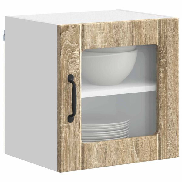 vidaXL Armoire de cuisine 2 pcs Chêne Sonoma 40 x 31 x 40 cm