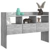 vidaXL Buffet Gris b&eacute;ton 105x30x70 cm Bois d&rsquo;ing&eacute;nierie