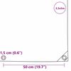 vidaXL B&acirc;che 650g / m&sup2; Vert olive 3,5 x 5 m Toile avec rev&ecirc;tement en PVC