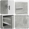 vidaXL Cabinet en Bois avec tiroir Gris b&eacute;ton 88,5 x 30,5 x 73 cm