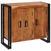 vidaXL Buffet avec portes Marron Bois Recycl&eacute; Massif et M&eacute;tal