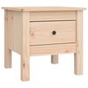 vidaXL Tables d'appoint 2 pcs 40x40x39 cm Bois massif de pin