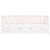 vidaXL Lit de jour sans matelas blanc 90x200 cm bois de pin massif